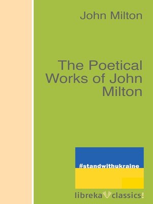 cover image of The Poetical Works of John Milton